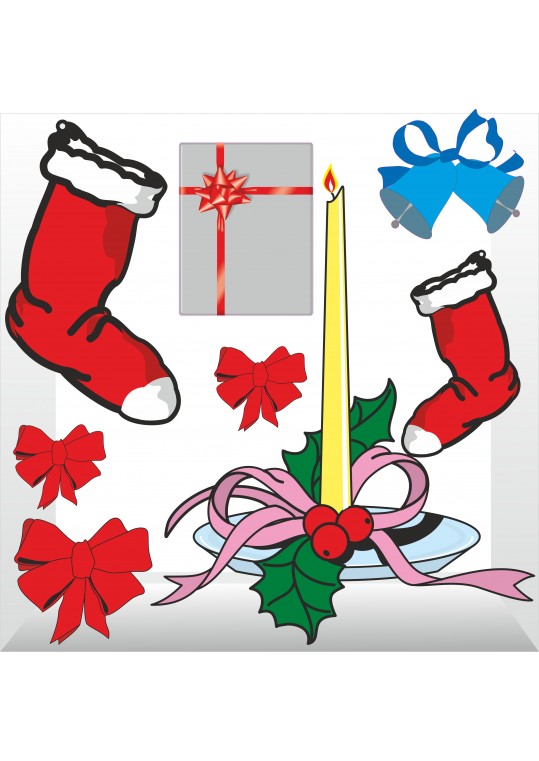 χριστουγεννιάτικα αυτοκόλλητα