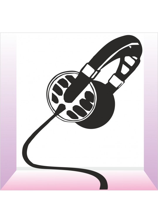 Αυτοκολλητο τοιχου ακουστικα