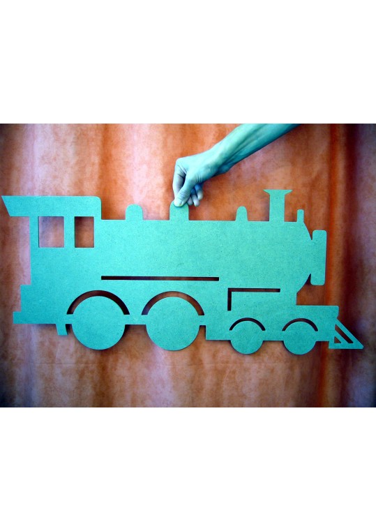 τρενάκι κομμένο σε ξύλο