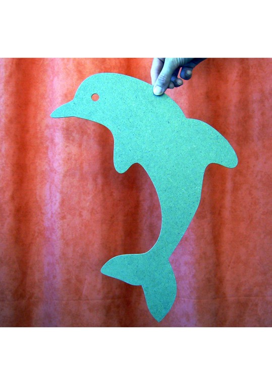 δελφίνι κομμένο σε ξύλο