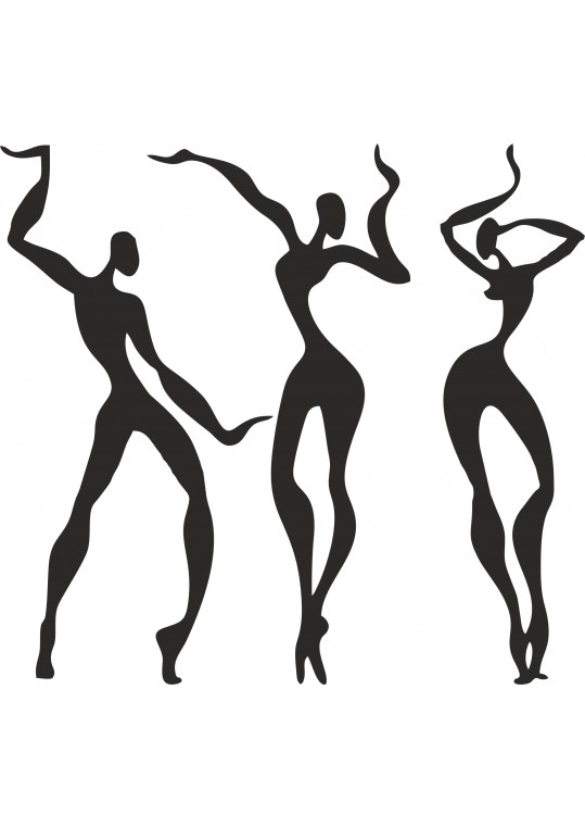 διακοσμητικό αυτοκόλλητο τρελός χόρος