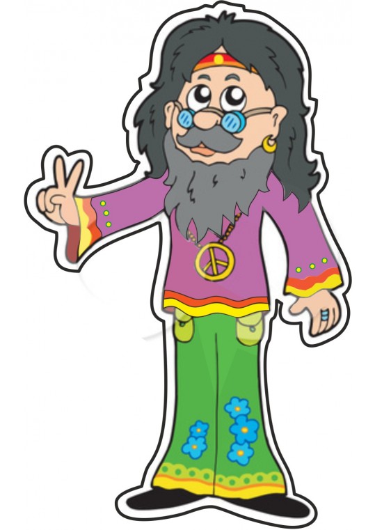 colorful hippies