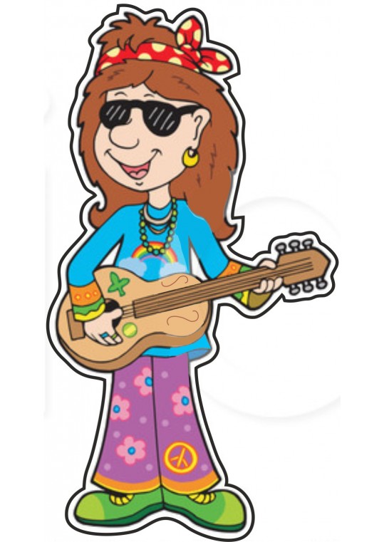 hippie play music