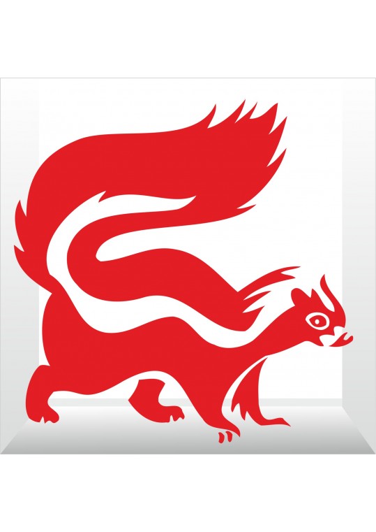 αυτοκολλητο σκιουράκι