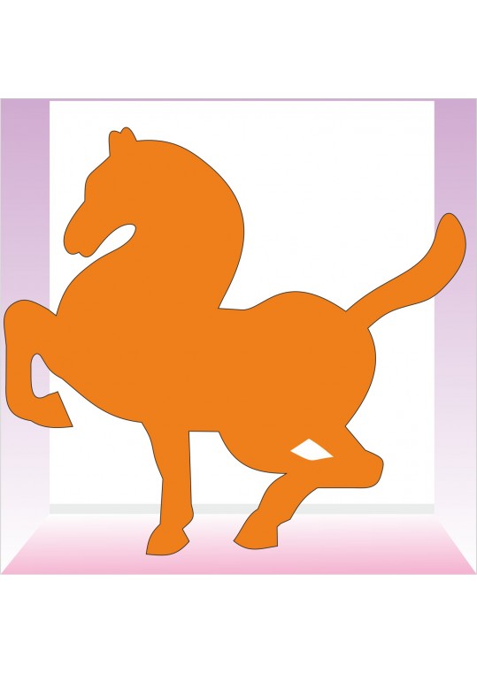 Αυτοκολλητο τοιχου αλογακι