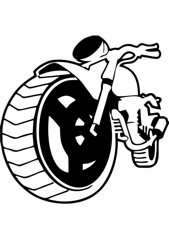 Αυτοκολλητο τοιχου Μοτοσυκλέτα