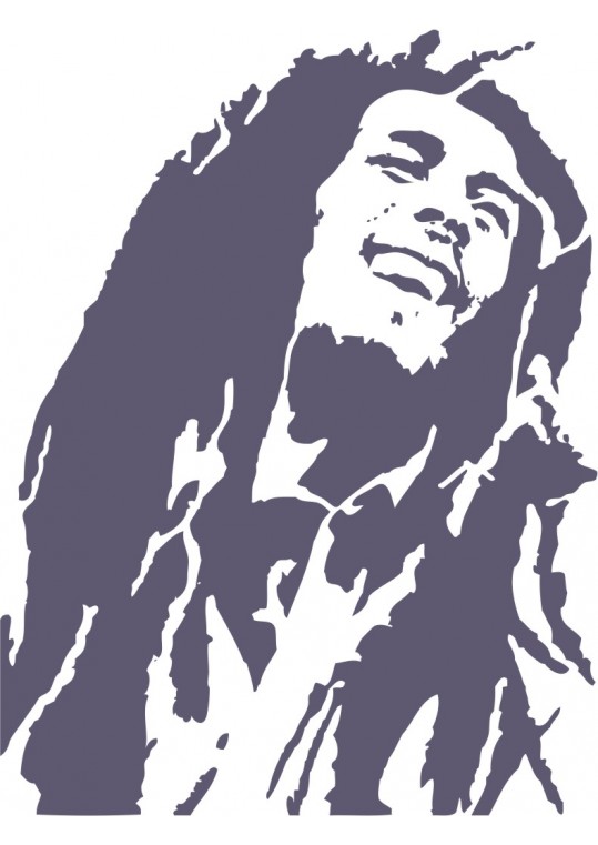 Αυτοκολλητο τοιχου  Bob Marley