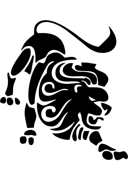 Αυτοκολλητο τοιχου λιονταρι