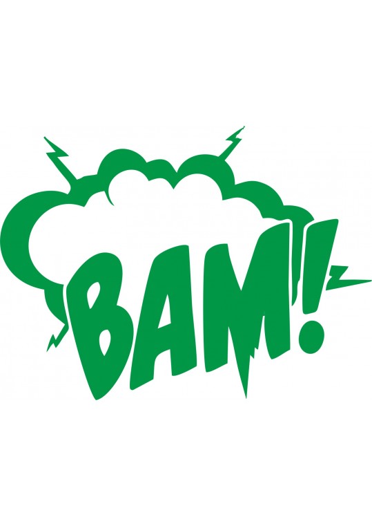 Αυτοκολλητο τοιχου ΜΠΑΜ