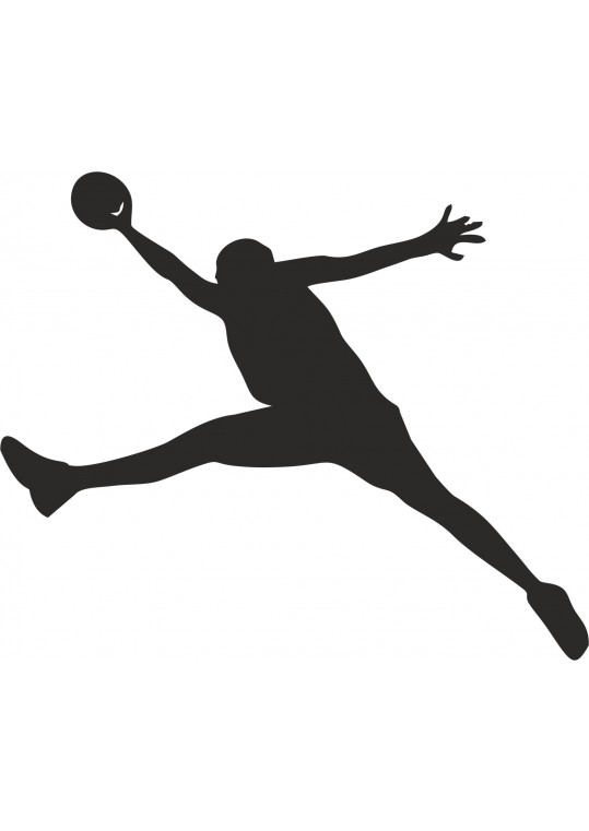 Αυτοκολλητο Τοιχου μπασκετμπολιστας