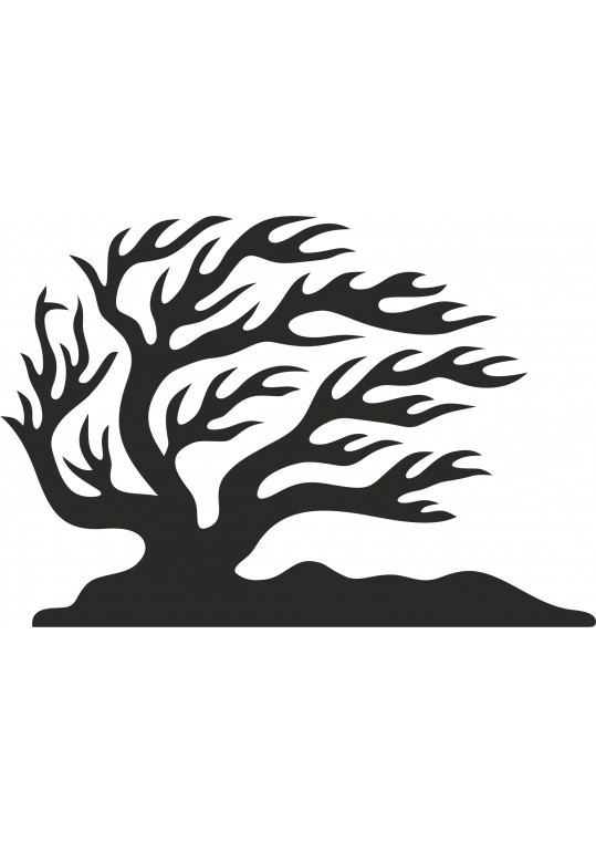 αυτοκόλλητο στο δέντρο του ανέμου