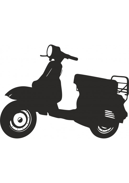 Αυτοκολλητο τοιχου βεσπα