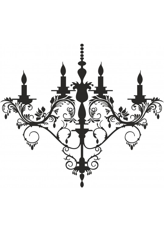 Αυτοκολλητο τοιχου πολυέλαιος