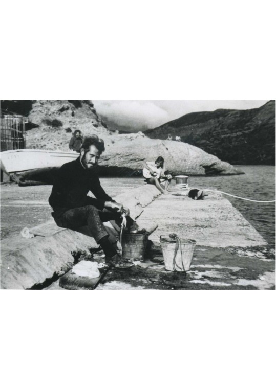 ψαρας Παλιά φωτογραφία από τήν Αγία Γαλήνη