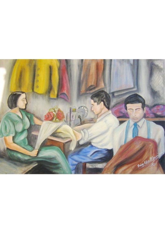 Ραφτης Αντίγραφο τυπωμένο σε καμβά