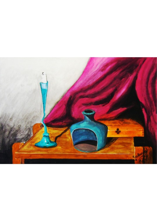 κηροπηγιο Αντίγραφο τυπωμένο σε καμβά