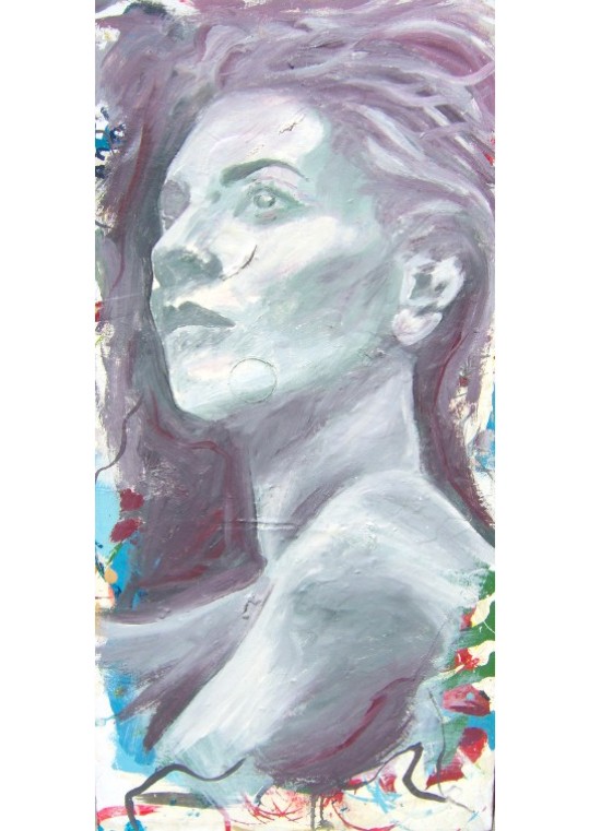 πρόσωπο Αντίγραφο τυπωμένο σε καμβά