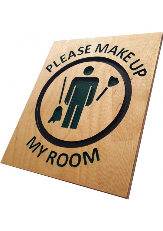 Ξύλινη σκαλιστή επιγραφή