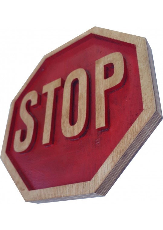 Ξύλινη σκαλιστή επιγραφή