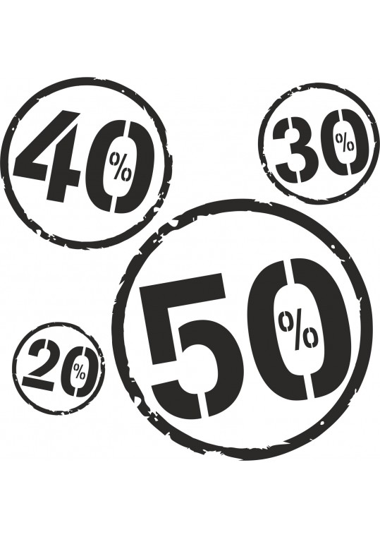 εκπτώσεων στρογγυλό ακανόνιστο