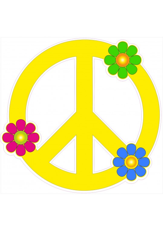 σημα ειρηνης κιτρινο