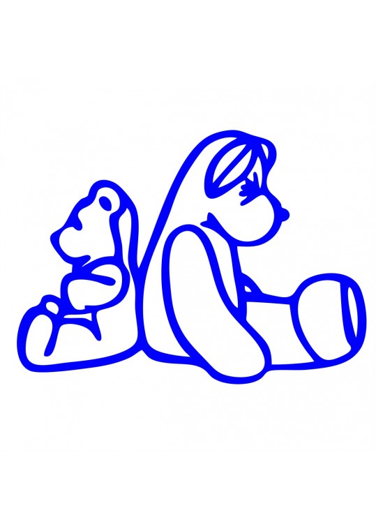 αρκουδάκια πλάτη με πλάτη