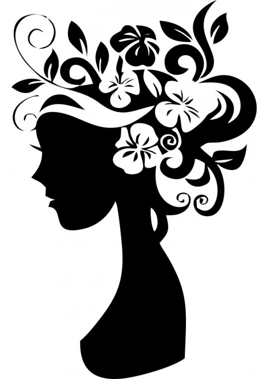 Αυτοκολλητο πλεξουδα με λουλουδια